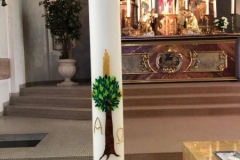 Osterkerze in Bübingen