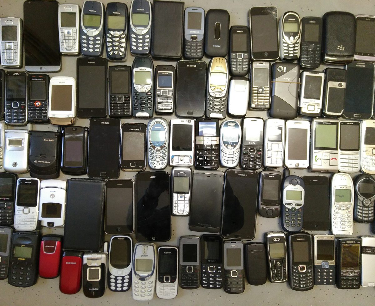 80 alte Handys wurden in der letzten Zeit gesammelt