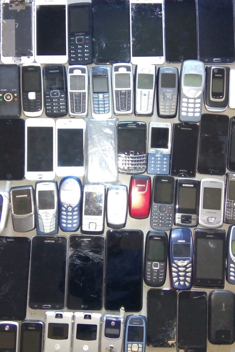 85 alte Handys werden recycelt