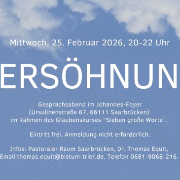 Gesprächsabend zum Thema „Versöhnung“